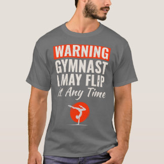 Gymnastiek Gymnast Backflip Dance Sports Funny 6 T-shirt