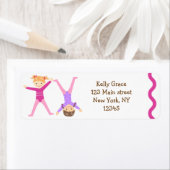 Gymnastiek Gymnast retour adreslabels Etiket (Insitu)