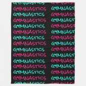 Gymnastiek Gymnast Scribble Fleece Blanket (Voorkant)