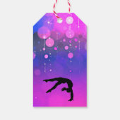 Gymnastiek Happy Birthday Cadeaulabel (Achterkant)