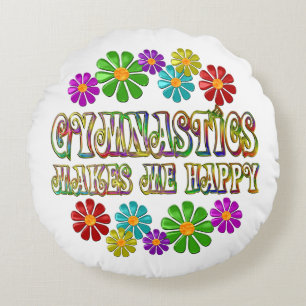Gymnastiek Happy Rond Kussen