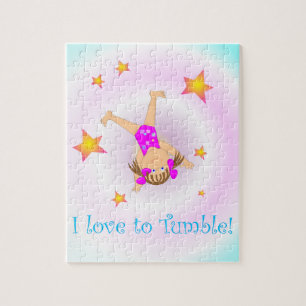 Gymnastiek - Ik hou van het tumble Puzzle Legpuzzel