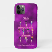Gymnastiek is beter met gepersonaliseerde vrienden Case-Mate iPhone case (Achterkant)
