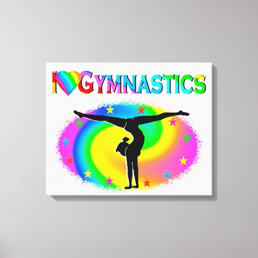 GYMNASTIEK IS MIJN LEVEN CANVAS AFDRUK (Voorkant)