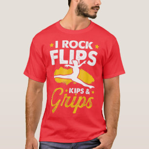 Gymnastiek Kips I Flips Rock and Grips T-shirt