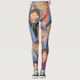 Gymnastiek kleurrijk patroon cadeau leggings