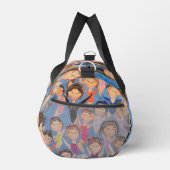 Gymnastiek kleurrijk patroon cadeau plunjezak (Rechts)