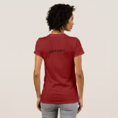 Gymnastiek korte T-shirt. T-shirt (Achterkant volledig)