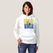 Gymnastiek Lint Routine Vrouwen Hoodie (Voorkant volledig)