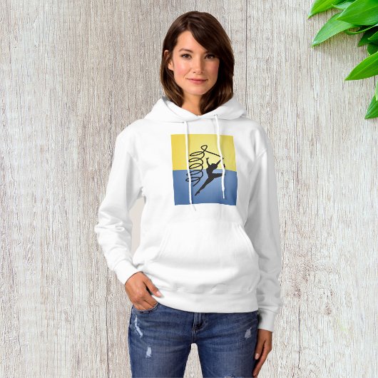 Gymnastiek Lint Routine Vrouwen Hoodie