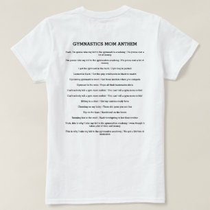 Gymnastiek Mam Anthem - Gym Remix of Old Town Road T-shirt