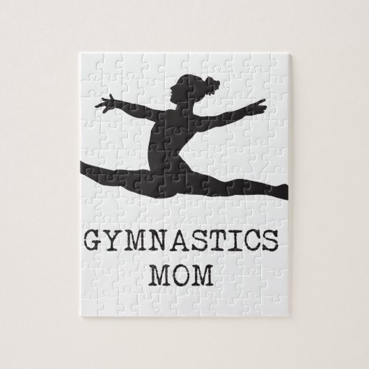 Gymnastiek mam legpuzzel (Verticaal)