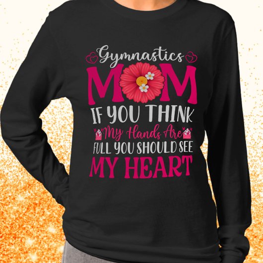 Gymnastiek mam t-shirt