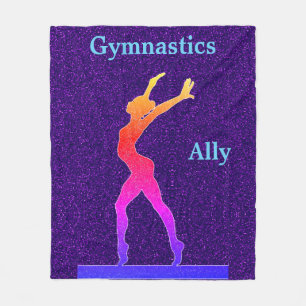 Gymnastiek Meisjes Paarse Sparkle Fleece Blanket Deken