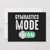 Gymnastiek Mode op Cool Gymnast Atleet (Voorkant)