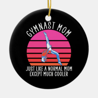 Gymnastiek Moeder Keramisch Ornament