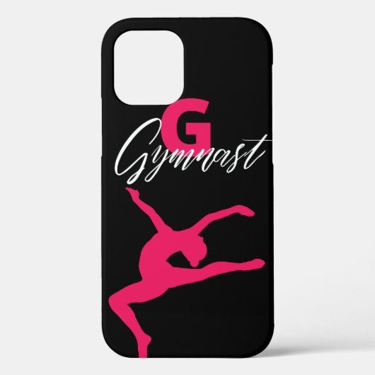 Gymnastiek Monogram G is voor Gymnast Case-Mate iPhone Case (Achterkant)