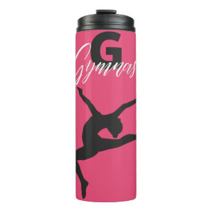 Gymnastiek Monogram G is voor Gymnast   Thermosbeker