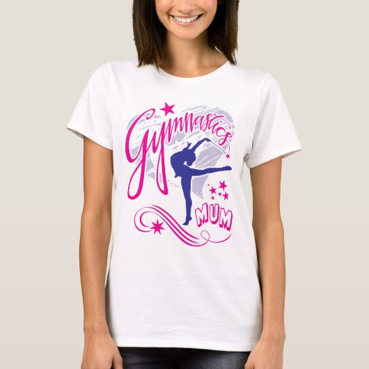 Gymnastiek Mum T-shirt (Voorkant)