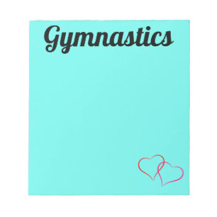 Gymnastiek Notitieblok met hart