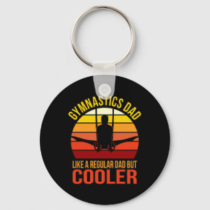 Gymnastiek Pap Gymnast Gymnastic Sports Lover Grap Sleutelhanger