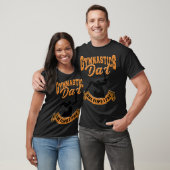 Gymnastiek Papa Ze flips Ik betaal acrobatiek T-shirt (Unisex)
