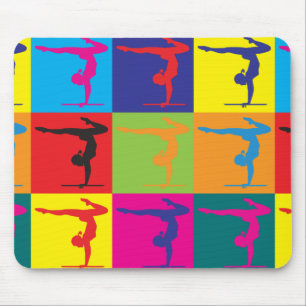Gymnastiek Pop Art Muismat