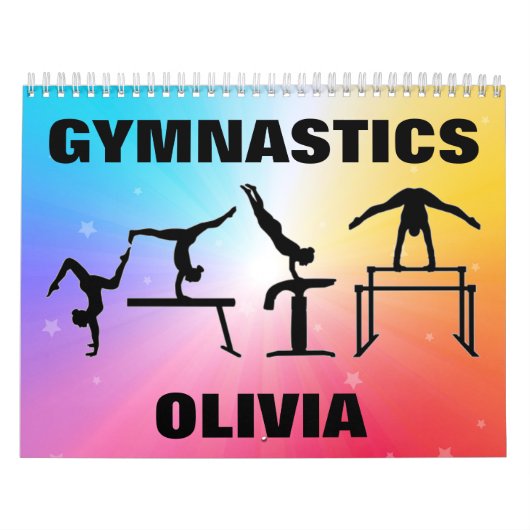 Gymnastiek Rainbow Stars Kalender (Hoes)