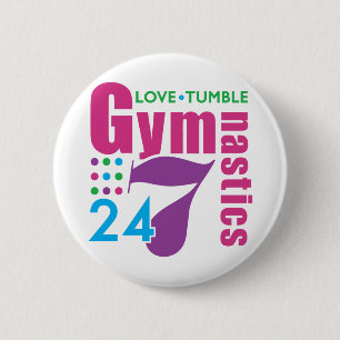 Gymnastiek Ronde Button 5,7 Cm