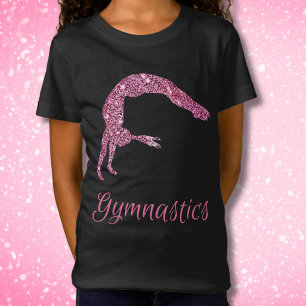 Gymnastiek Roze Shimmer en Sparkle T-shirt