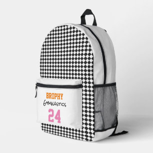 Gymnastiek SCHOOL SPORT JAAR Team Kleuren Kleurrij Bedrukte Rugzak