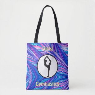 Gymnastiek Schorpioen Metallic Swirls Canvas tas