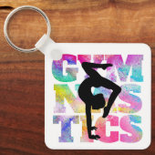 Gymnastiek Sleutelhanger Kunst (Voorkant)