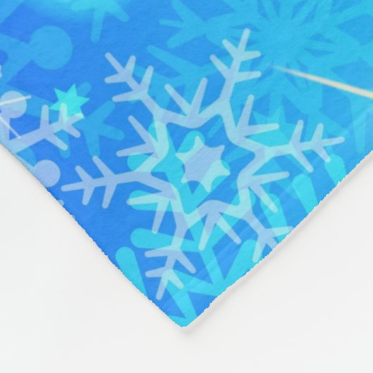 Gymnastiek Snowflake Fleece Deken (Hoek)