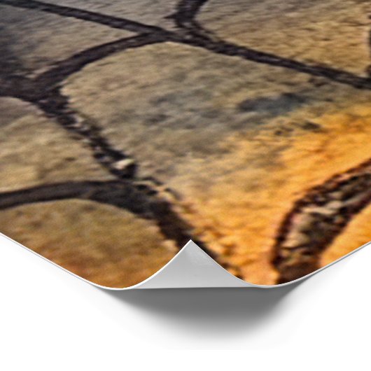 Gymnastiek Spooky Spiderweb Halloween Poster (Hoek)