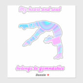 Gymnastiek Stickers (Vel)