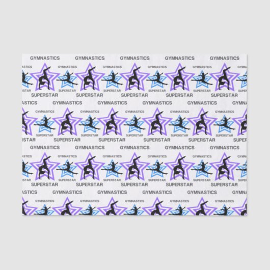 Gymnastiek Superstar Tissue Papier (Voorkant)