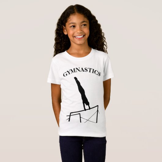 Gymnastiek T-Shirt Uneven Bars Giant w/ Name (Voorkant volledig)