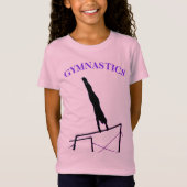 Gymnastiek T-Shirt Uneven Bars Giant w/ Name (Voorkant)