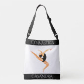 Gymnastiek tas! Persoonlijke naam. Crossbody Tas (Achterkant)