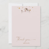 Gymnastiek Tumble & Twirl Verjaardagsfeest Dank u Kaart (Voorkant)