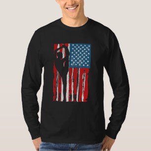 Gymnastiek Usa vlag Gymnast mam Pap Parent Us Gymn T-shirt