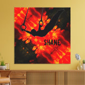 Gymnastiek van mannen - Aangepaste lave-destructie Canvas Afdruk (Insitu (Woonkamer))