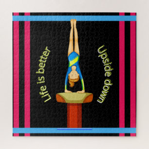 Gymnastiek Vault-leven is beter onderaan Legpuzzel