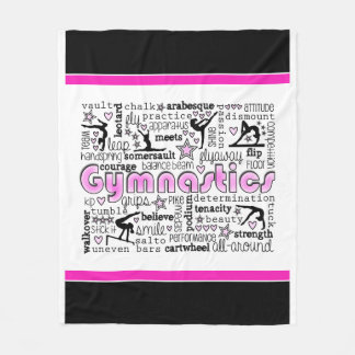 Gymnastiek Word 2 Fleece Deken