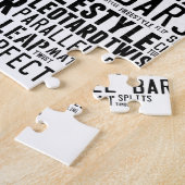 Gymnastiek Word Cloud Tumbling Legpuzzel (Zijkant)