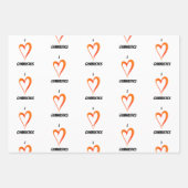 Gymnastiek Wrapping Paper Sheet Set (Voorkant)