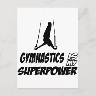 Gymnastiekdesign Briefkaart