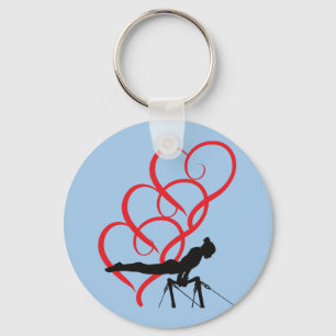 Gymnastiekknoppen sleutelhanger. sleutelhanger