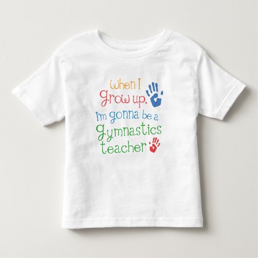Gymnastiekleraar (Toekomst) Baby Baby T-Shirt (Voorkant)